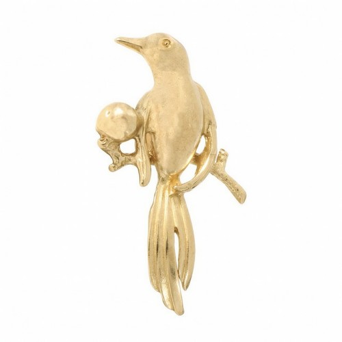Magpie shaped furniture pull - magpie,