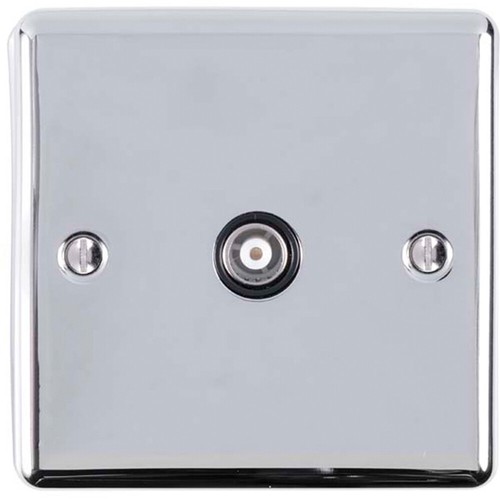 Chrome single aerial - chrome,