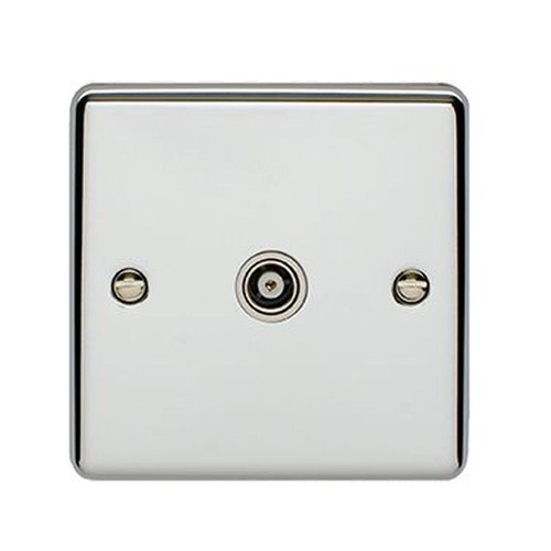 Chrome single aerial satellite - single,