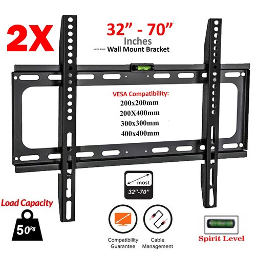 Wall bracket mount - 2x,